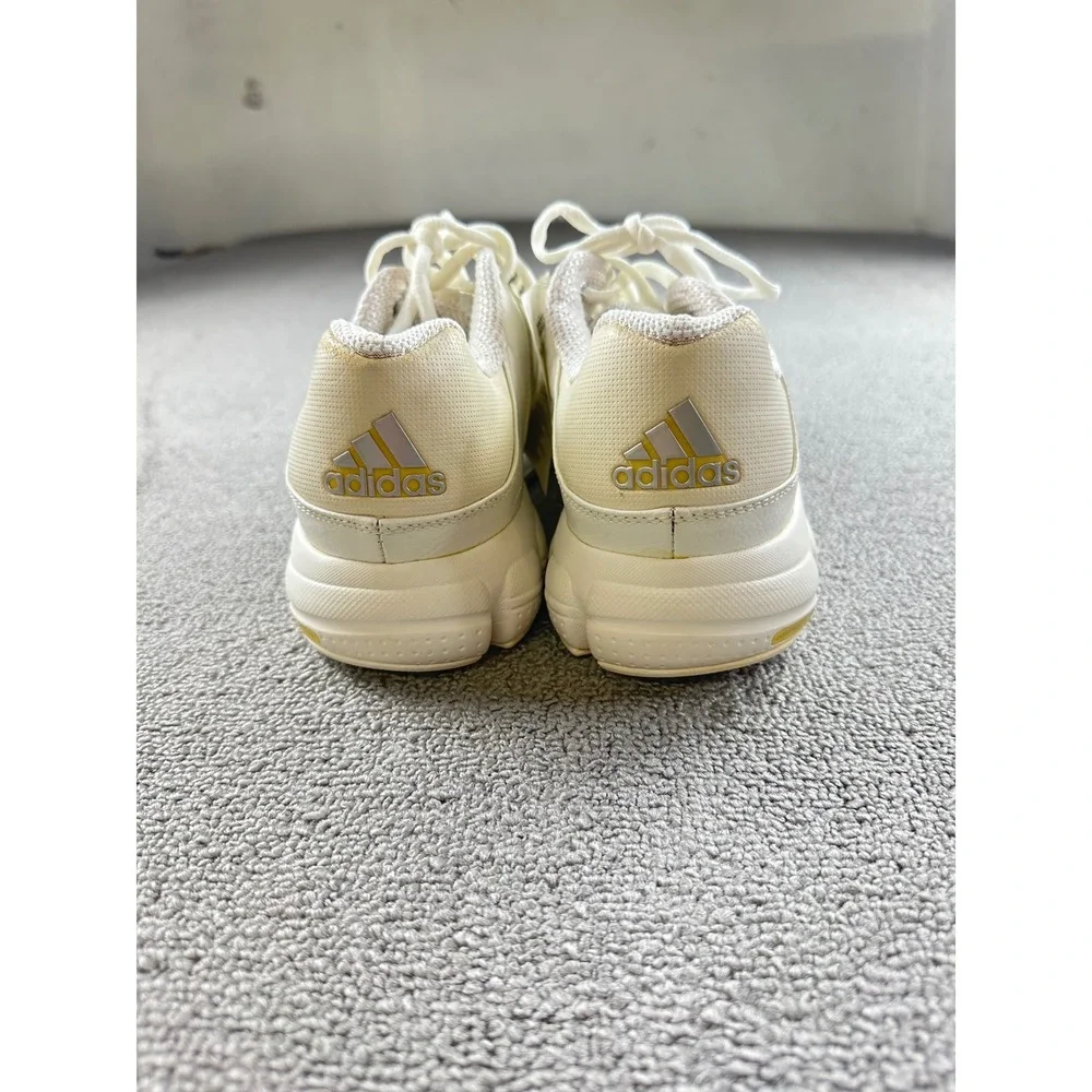 VTG Y2K Adidas Fleet TR8 Men US 9 White Leather‎ Training Sneakers 018858